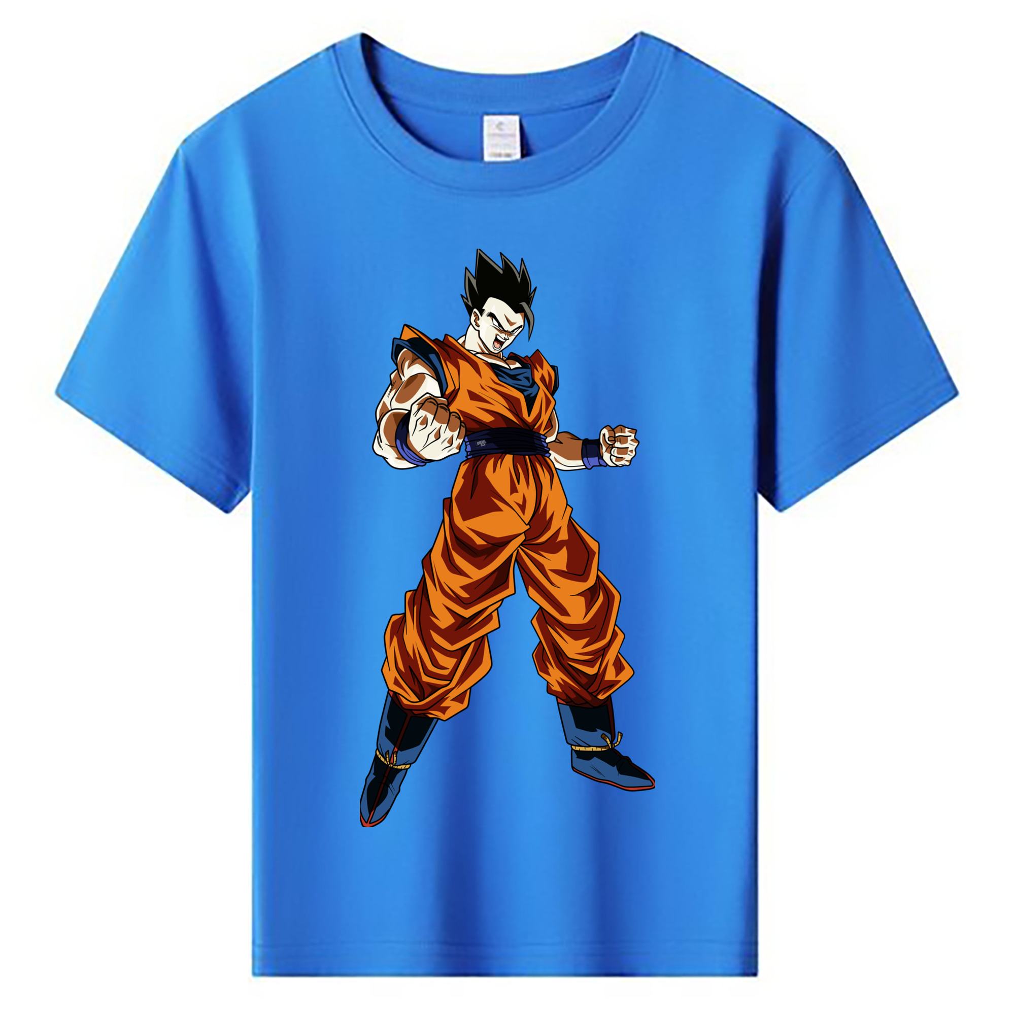 （画像用） ドラゴンボール 孫 悟飯（そんごはん）DRAGON BALL Son Gohan 綿100％キッズTシャツ（フロントプリント）